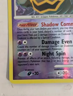 Dusknoir 1/100 Reverse Holo Rare Stormfront Pokemon NM With Tracking - Image 5