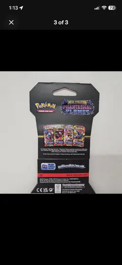 POKEMON PHANTASMAL FLAMES MEGA EVOLUTION SLEEVED BOOSTER 144-PACK CASE - Image 3