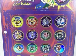 Lot of 17 Hasbro 1999 Pokemon Battling Coin Game Coins with Holder Vintage Rare - Image 3