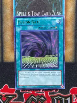 Yugioh Fusion Gate DL11-EN016 Duelist League Promo Rare LP GREEN - Image 1