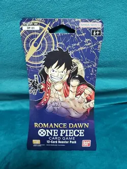 One Piece Romance Dawn Sleeved English Booster Pack OP01 TCG - Image 1