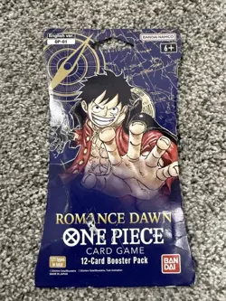 One Piece ROMANCE DAWN - TCG English Sleeved Booster Pack Sealed, OP-01 (READ!) - Image 1
