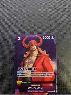 Who's.Who (Tournament Pack Vol. 3) [Winner] ST04-010 One Piece - Image 1