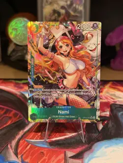Nami (Alternate Art) - The Azure Sea's Seven Foil (OP14-031) Near Mint NM - Image 1