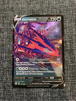 Eternatus V 116/189 Darkness Ablaze Pokemon TCG 2020 Ultra Rare Full Art NM - Image 1