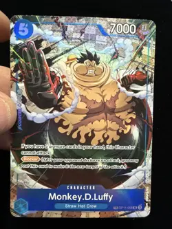 OP11-058TR Monkey.D.Luffy op13 English One Piece TCG Card Treasure rare - Image 1