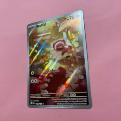 Stufful 154/132 NM Holo Illustration Rare Mega Evolution Pokemon Card TCG - Image 5