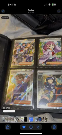 Pokemon TCG Binder Collection Large Lot of Cards Full Art V Holo Ex NM PackFresh - Image 5