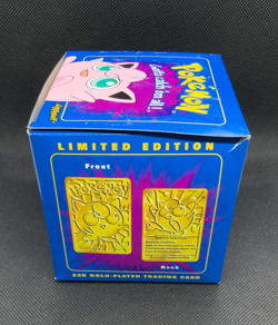 1999 Pokemon Jigglypuff Burger King 23k Gold Plated Card w/Pokeball *NIB* - Image 5