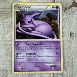 Pokemon TCG Espeon 4/95 2011 Call of Legends Holo Rare Card - LP Great Holo - Image 2