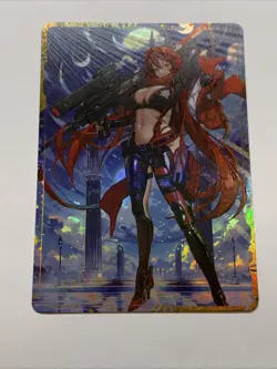 Red Hood Squad Nikke Goddess Of Victory Girl Sexy Card Holo Anime Rare Alt Art - Image 5