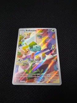 Bulbasaur 143/142 Stellar Crown Holo Full Art Pokemon Card TCG - Image 3