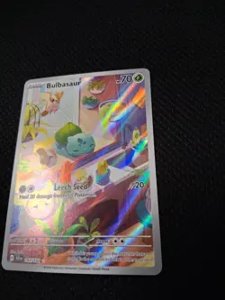 Bulbasaur 143/142 Stellar Crown Holo Full Art Pokemon Card TCG - Image 4