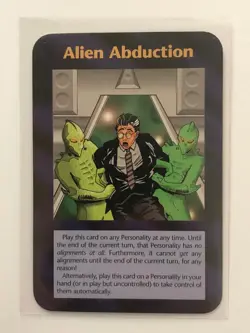 Alien Abduction INWO Illuminati New World Order Card Game Assassins Rare - Image 2