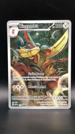 Kingambit 130 Sv: Scarlet & Violet Promo Cards Holo Illustration Rare IR near mt - Image 1