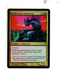 MTG SkeenAB Wilderness Elemental FOIL from Coldsnap. NM. - Image 1