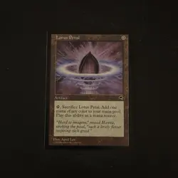 Magic The Gathering Tempest Lotus Petal #294 Lightly played - Image 1