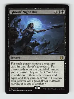 Ghouls' Night Out*Non-Foil* Commander: Innistrad: Midnight Hunt 19 NM - Image 1