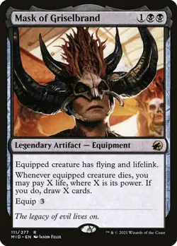 Mask of Griselbrand - Foil MID LP MTG - Image 1