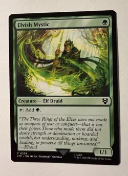 Elvish Mystic #238 (NM) Lord of the Rings LTC Magic MTG - Image 1