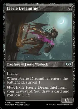 Faerie Dreamthief - Foil Promo WoE LP MTG - Image 1