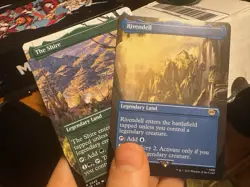 Rivendell + The Shire Borderless • Lord Of The Rings • Unplayed • Mtg (1158) - Image 1