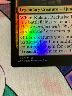 C1555 MAGIC GATHERING ADVENTURES FORGOTTEN REALMS KALAIN RECLUSIVE FOIL NM MTG - Image 4