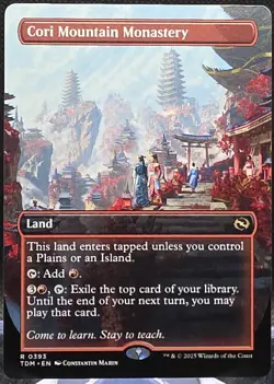 Cori Mountain Monastery #393 Tarkir: Dragonstorm Borderless Reg. *Buy 2 Get 1 - Image 1