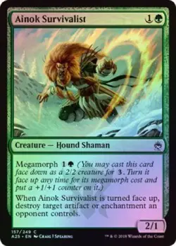 Ainok Survivalist (157/249) - Masters 25 - Common (Foil) - Image 1