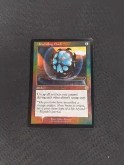 Unwinding Clock *Foil Retro* - BRO-Retro - NM - Magic The Gathering - MTG - Image 1