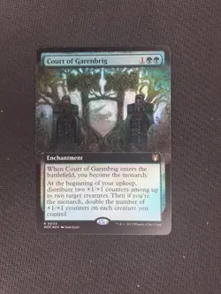 FOIL Extended Court of Garenbrig , Commander: Wilds of Eldraine , MTG , NM - Image 1