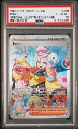 2023 POKEMON IONO PALDEA EVOLVED PAL EN SPECIAL ILLUSTRATION RARE #269 PSA 10 - Image 1