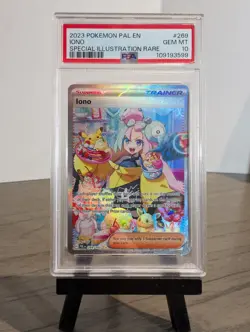 2023 POKEMON PAL EN-PALDEA EVOLVED SPECIAL ILLUSTRATION RARE #269 IONO PSA 10 - Image 1