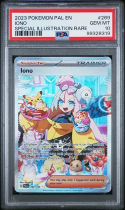 2023 POKEMON PAL EN-PALDEA EVOLVED SPECIAL ILLUSTRATION RARE #269 IONO PSA 10 - Image 1