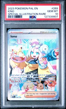2023 POKEMON PAL EN-PALDEA EVOLVED SPECIAL ILLUSTRATION RARE #269 IONO PSA 10 - Image 1