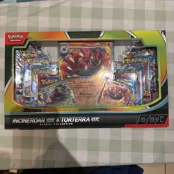Pokemon TCG Incineroar Ex & Torterra Ex Special Collection Box - Image 1