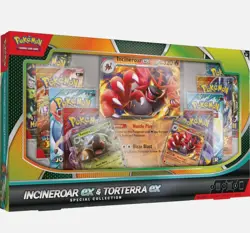 Pokemon TCG Incineroar Ex & Torterra Ex Special Collection Box- Factory Sealed - Image 1
