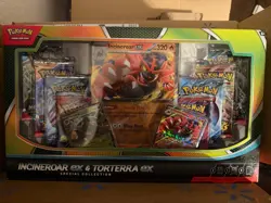 Pokemon TCG Incineroar ex and Torterra ex Special Collection Box - Lot of 5 - Image 1
