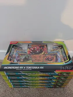 Pokemon TCG Incineroar ex and Torterra ex Special Collection Box - Lot of 5 - Image 1