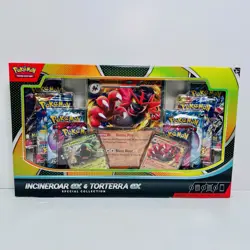 Pokemon TCG - Incineroar Ex & Torterra Ex - Special Collection Box - New Sealed - Image 1