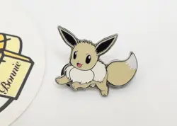2023 Pokemon Go Collection Shiny Radiant Eevee Pin Metal Promo - Image 1