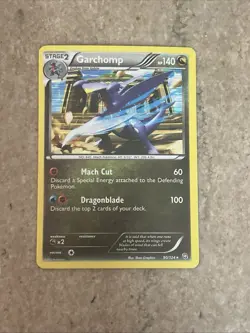 RARE POTENTIAL 10! 2012 Pokemon TCG Dragon Exalted Garchomp 90/124 - Holo - Image 1