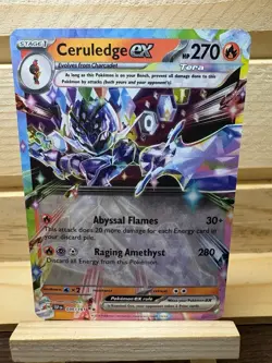 Pokemon TCG Ex Rainbow Tera Lot of 9 Cards NM Free Shipping - Image 4