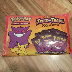 Pokemon TCG Trick or Treat Trade BOOster Bundle 40 Packs Halloween Cards SEALED 820650850783 - Image 1