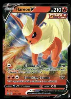 Flareon V - SWSH: Sword & Shield Promo Cards SWSH149 Pokemon TCG - Image 1