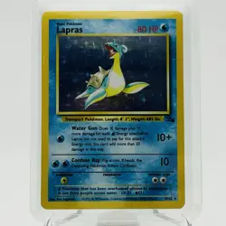 Lapras - 10/62 - Pokemon Fossil Unlimited Holo Rare Card WOTC NM - Image 1