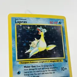 Lapras - 10/62 - Pokemon Fossil Unlimited Holo Rare Card WOTC NM - Image 3