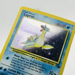 Lapras - 10/62 - Pokemon Fossil Unlimited Holo Rare Card WOTC NM - Image 4