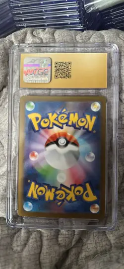 Pokemon JAPANESE SHINY TREASURE EX VOLTORB 057/190 REVERSE HOLO CGC Pristine 10 - Image 2