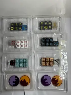 (6) Pokemon Dice & Coin Sets From Various ETB’s. 151, Prismatic, Team Rocket - Image 1
